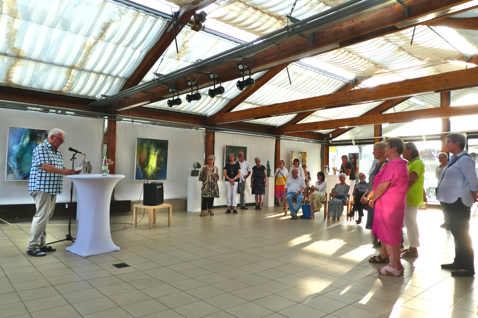 Vernissage Glashaus2024 von Justine Netter